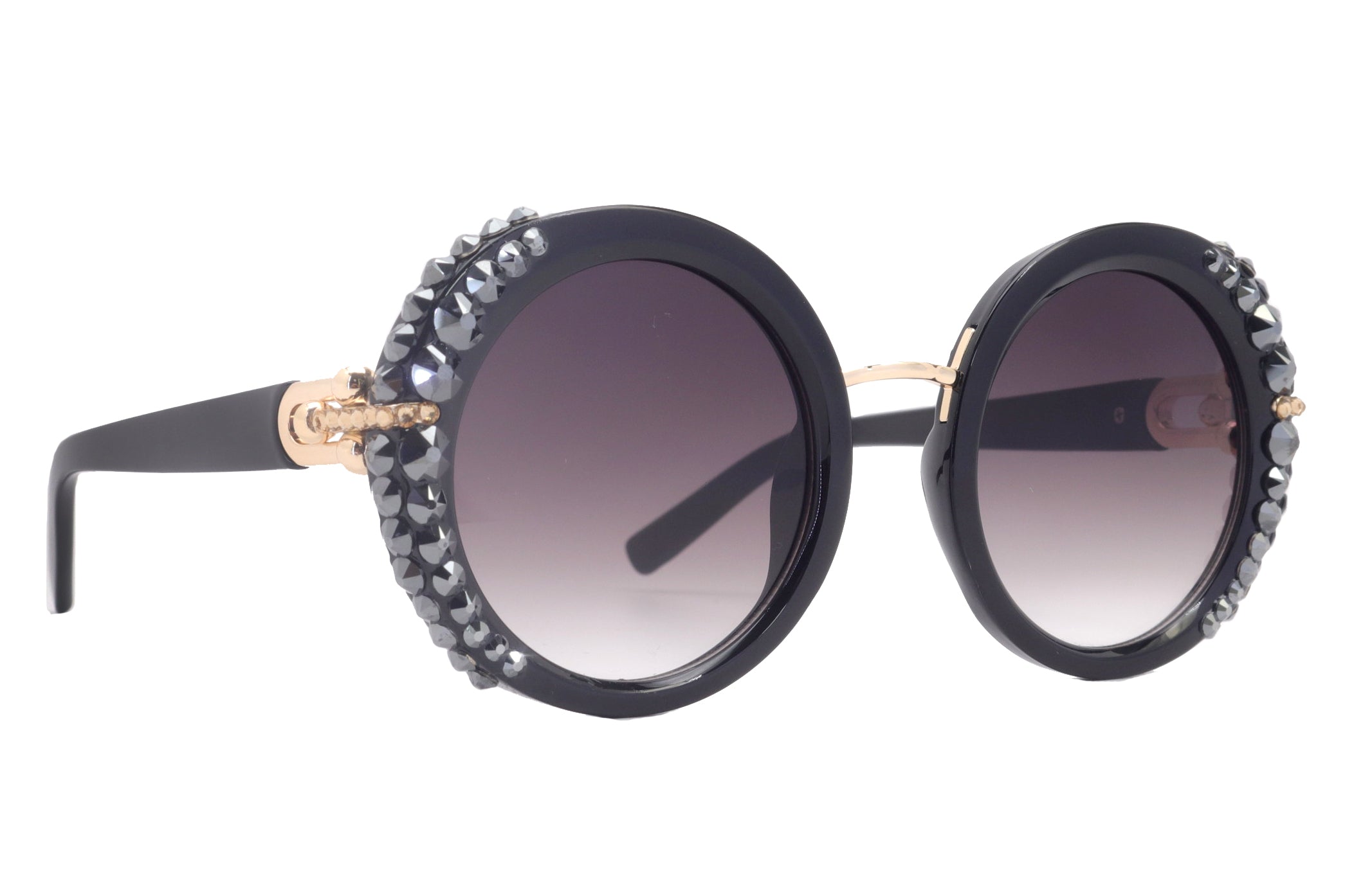 Chanel Black Sunglasses Rhinestone Glasses D, Tokyo Roses Vintage