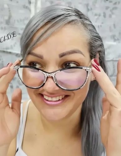 Cat Eye Bling Readers By NY Fifth Avenue