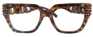 Belleville, Bling Line Bifocal OR Non-Bifocal Reading Glasses, Women Readers, W European crystals, Square optical Frames