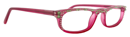 Bling Women Reading Glasses W (Rose) (Peridot) Genuine European Crystals +1.50..+2.75 (Pink) NY Fifth Avenue