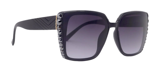 Bling Women Sunglasses Hematite Genuine European Crystals, 100% UV Protection. NY Fifth Avenue