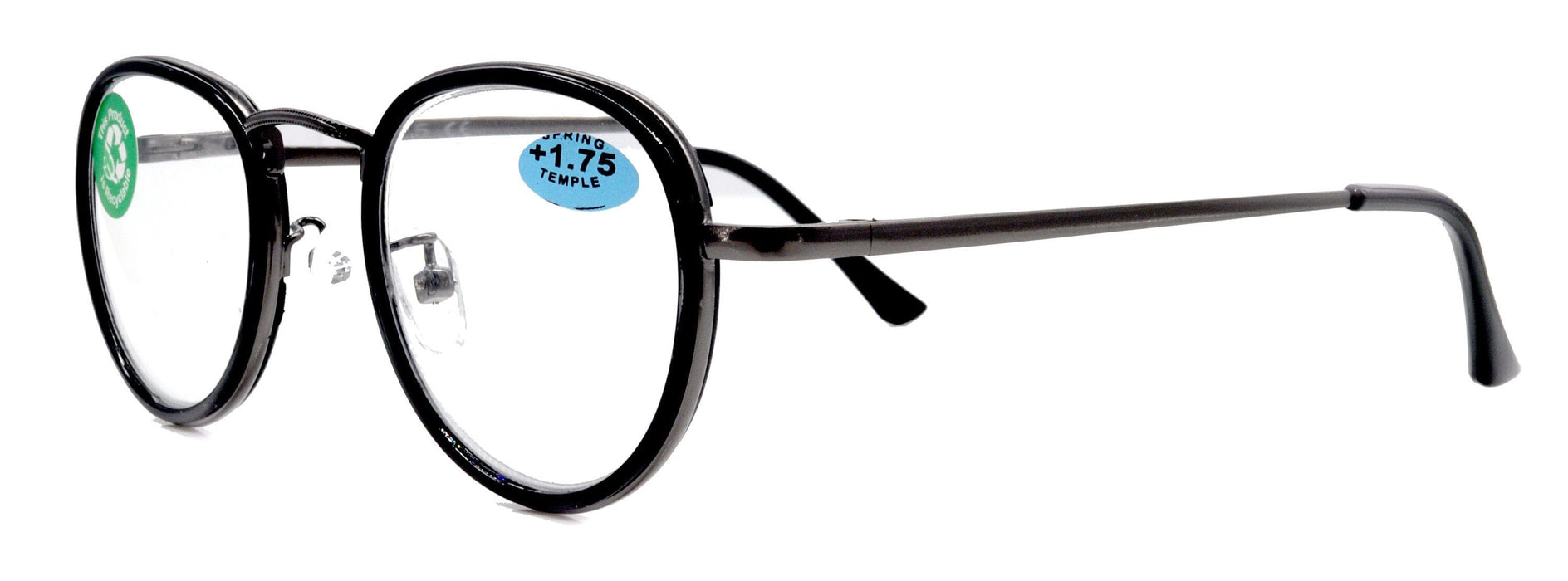 Cassie Premium Reading Glasses Round. High End NY Fifth Avenue