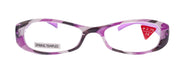 Dashing Stripes, (Premium) Reading Glasses High End Reader +1.25..+3.25 Magnifying, Rectangular (Purple) Optical Frame. NY Fifth Avenue