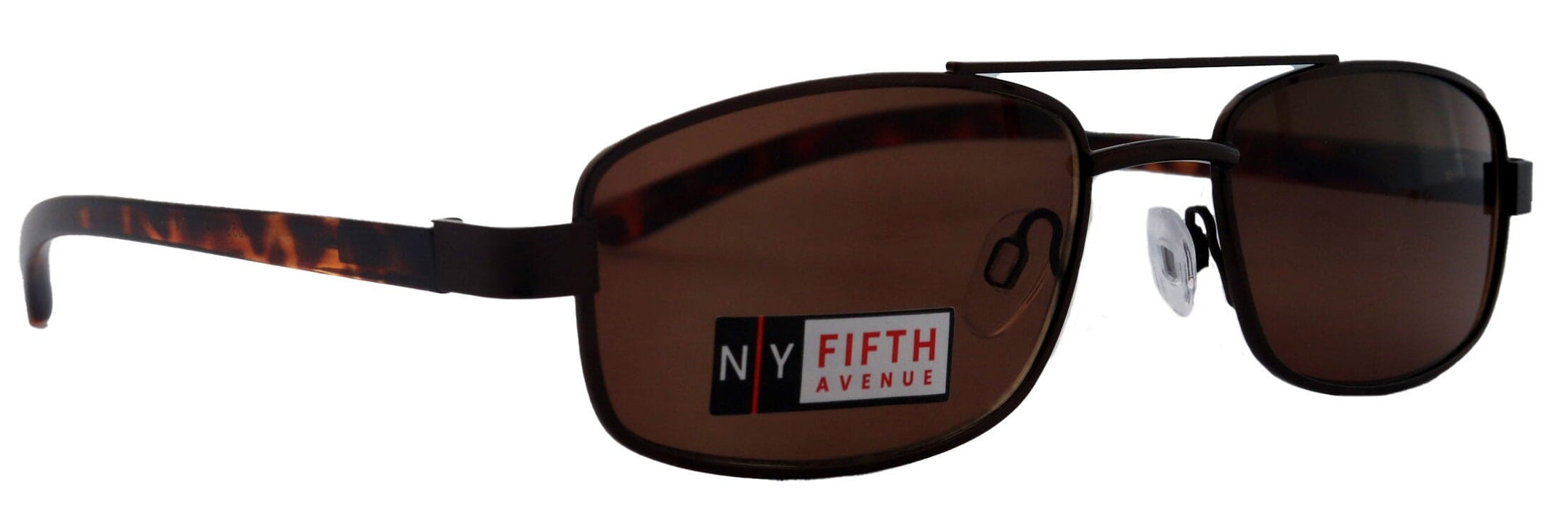 Durango, High-End Men's Reading Sunglasses (Brown) by NY Fifth Avenue"