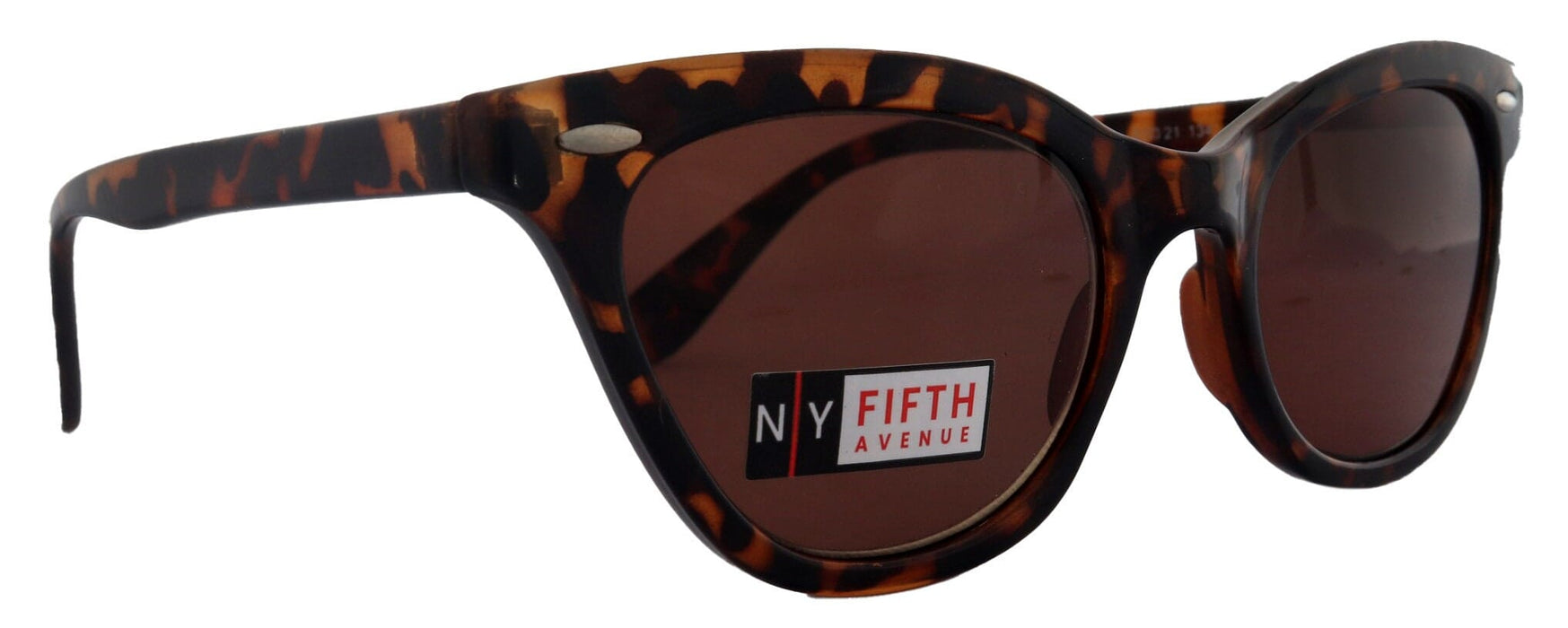 Gatsby, High-End Line Bifocal (Clear On Top) Sun Readers for Women OR Non-Bifocal Readers Sunglasses (Brown Tortoiseshell) NY Fifth Avenue