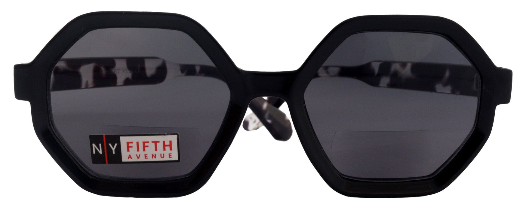 Heptagon, High-End Line Bifocal (Clear On Top) Sun Readers Unixes OR Non-Bifocal Readers Sunglasses (Black Tortoiseshell) NY Fifth Avenue