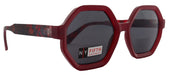 Heptagon, High-End Line Bifocal (Clear On Top) Sun Readers Unixes OR Non-Bifocal Readers Sunglasses (Red) NY Fifth Avenue