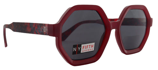 Heptagon, High-End Line Bifocal (Clear On Top) Sun Readers Unixes OR Non-Bifocal Readers Sunglasses (Red) NY Fifth Avenue