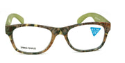 The Forester, (Premium) Reading Glasses, High End Reader +1.25 to +3 Magnifying, Square Style (Green Camouflage) Frame. NY Fifth Avenue