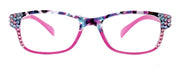 Olivia, (Bling) Women Reading Glasses Adorned W (Rose, Aquamarine) Genuine European Crystals. (Pink, Blue Tortoise Grey) NY fifth avenue