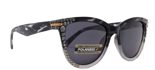 Polarized Premium Fashion sunglasses with Genuine European Crystals