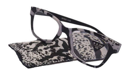 THE BOHEMIAN, Premium Reading Glasses High End Reading Glass +1.25 to +4 magnifying glasses, Square. optical Frames