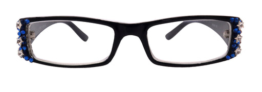 The French, (Bling) (Fleur De Lis) Women Reading Glasses W Patriotic Red, White n Blue USA Flag Crystals NY Fifth Avenue