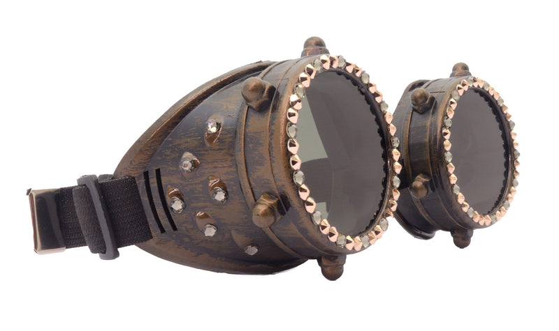 metal steampunk goggles Bling Steampunk Goggles Diesel, Vintage Style, Burning Man, Rave Eyewear, Wasteland, Steampunk Goggles, Vintage Style, Retro,