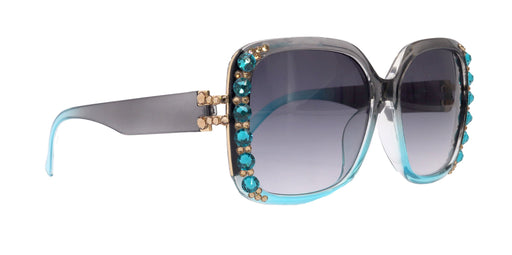 Bling Women Sunglasses W Genuine European Crystals, 100% UV Protection. NY Fifth Avenue