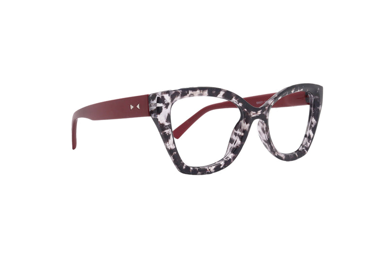 Rhodes (Line Bifocal) (Premium) Reading Glasses, High-End Readers +1.25 to +3 Magnifying, Fashion Round (Tortoise RED) NY Fifth Avenue