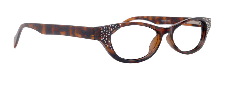 Premium Reading Glasses High End Reading Glass +1.25 to +3.00 magnifying glasses, Cat Eye. optical Frames