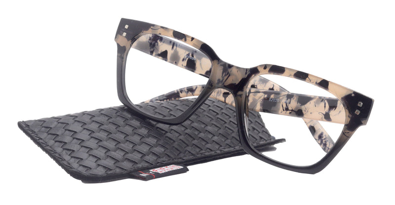 Ravello Bifocal Women’s Reading Glasses – Tortoise Tan Square Frame Premium Readers