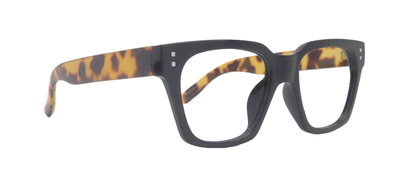 Ravello Line Bifocal Premium Reading Glasses, High-End Readers +1.25 to +3.50 Magnifying, Fashion Square (Black Tortoise) NY Fifth Avenue