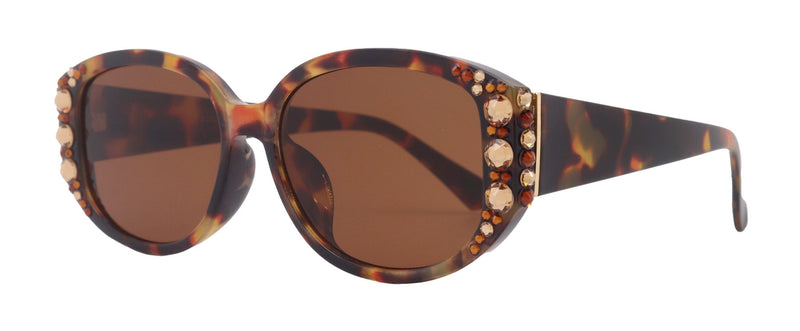 Petunia Bling Women Sunglasses Genuine European Crystals, 100% UV Protection. NY Fifth Avenue
