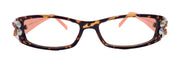 All Favorite, (Bling) Reading Glasses Women Adorned W European Crystals (Tortoise Brown) Frame +4 +4.5 +5 +6 NY Fifth Avenue.
