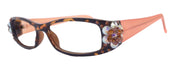 All Favorite, (Bling) Reading Glasses Women Adorned W European Crystals (Tortoise Brown) Frame +4 +4.5 +5 +6 NY Fifth Avenue.