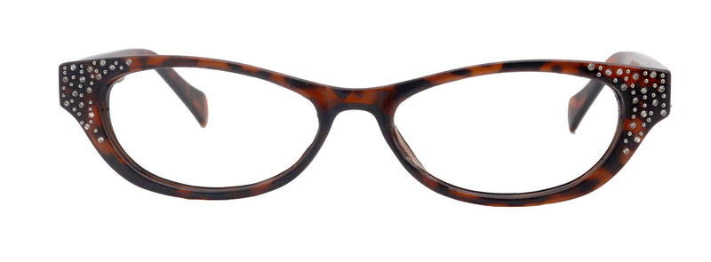 Premium Reading Glasses High End Reading Glass +1.25 to +3.00 magnifying glasses, Cat Eye. optical Frames