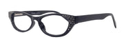 Premium Reading Glasses High End Reading Glass Black +1.25 to +3.00 magnifying glasses, Cat Eye. optical Frames