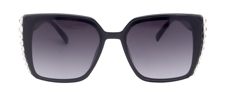 Aurora Bling Women Sunglasses Clear Genuine European Crystals, 100% UV Protection. NY Fifth Avenue