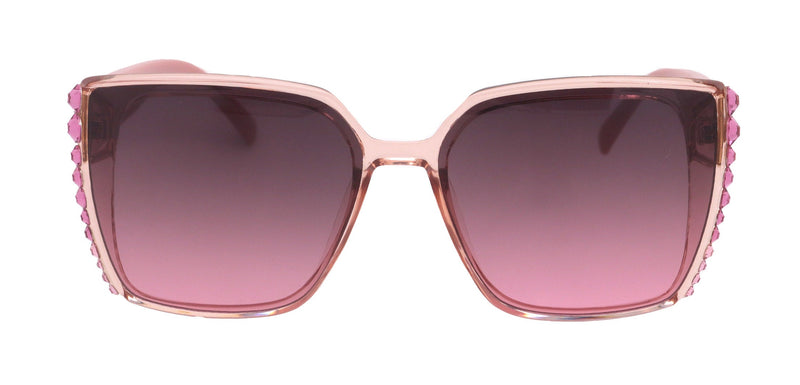 Aurora Bling Women Sunglasses Rose Genuine European Crystals, 100% UV Protection. NY Fifth Avenue