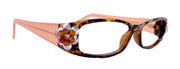 All Favorite, (Bling) Reading Glasses Women Adorned W European Crystals (Tortoise Brown) Frame +4 +4.5 +5 +6 NY Fifth Avenue.