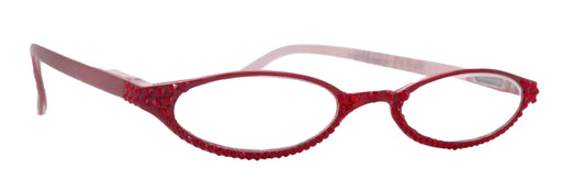 The Marvelous, (Bling) Women Reading Glasses W (Full Bottom) (L. Siam) European Crystals (Red) (fairy godmother) Lower Nose, NY Fifth Avenue