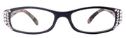 Rosie Bling Reading Glasses Women W (Clear) Genuine European Crystals (Black) NY Fifth Avenue