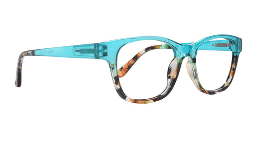 Dominique (Premium) Women Reading Glasses, High End Reader, Magnifying, Square Style (Green Tortoise Brown) Optical Frame. NY Fifth Avenue