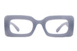 Premium Reading Glasses, High End Readers +1.25..+3 Magnifying Glasses Transparent Grey Rectangular NY Fifth Avenue
