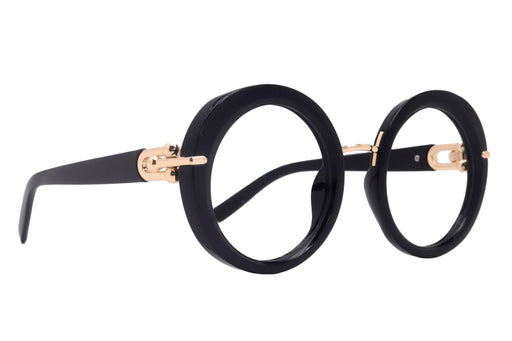 Kennedy Premium True Round vintage Reading Glasses (Black) Circle Eye, Medium, Large, NY Fifth Avenue