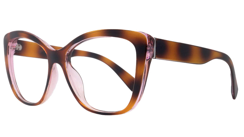 Avery, Tortoiseshell Large Oversized Reading Glasses, Women Readers, High End Reading Magnifying eyeglasses, Big Cat Eye optical Frames