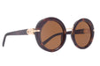 Kennedy Sun Readers Luxurious High-End Brown Tortoiseshell and Gold Reading Glasses by NY Fifth Avenue"