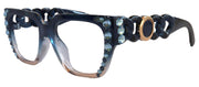 Belleville, Bling Line Bifocal OR Non-Bifocal Reading Sunglasses, Women Readers, W European crystals, Square optical Frames