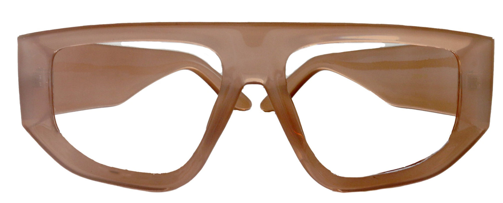 Goliath High End Bifocal or Non-Bifocal Brown Reading Glasses Square, Inspired by NY Fifth Avenue
