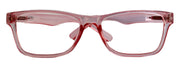 Sophie (Blue Light Glasses) (Blue Blocker) Reduce Eyestrain, A/R Anti Glare. +1.25..+3.00 Square (Transparent Pink) NY Fifth Avenue.