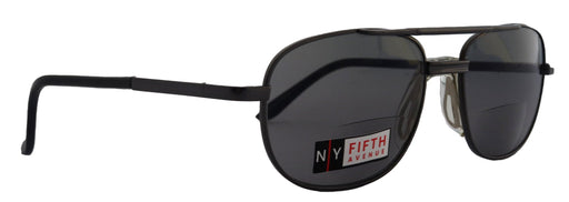 Jackson, High-End Men's Line Bifocal Reading Sunglasses in Black by NY Fifth Avenue"