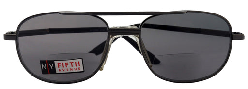 Jackson, High-End Men's Line Bifocal Reading Sunglasses in Black by NY Fifth Avenue"