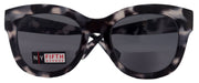 Greenville, High-End Line Bifocal (Clear On Top) Reading Sunglasses for Women OR Non-Bifocal Readers Sunglasses (Bk Tortoiseshell) NY Fifth Avenue
