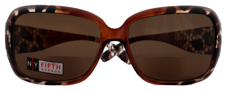 Olympia, High-End Line Bifocal (Clear On Top) Reading Sunglasses for Women OR Non-Bifocal Readers Sunglasses (Brown Tortoiseshell) NY Fifth Avenue