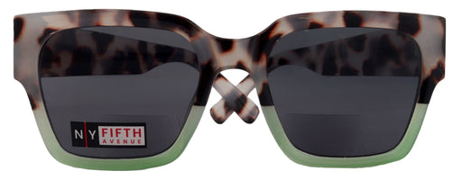 Minerva, High-End Line Bifocal (Clear On Top) Reading Sunglasses for Women OR Non-Bifocal Readers Sunglasses (Tortoiseshell Green) NY Fifth Avenue