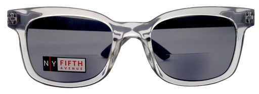 Mars, High-End Line Bifocal (Clear On Top) Reading Sunglasses Unixes OR Non-Bifocal Readers Sunglasses (Transparent Grey) NY Fifth Avenue
