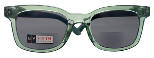Mars, High-End Line Bifocal (Clear On Top) Reading Sunglasses Unixes OR Non-Bifocal Readers Sunglasses (Transparent Green ) NY Fifth Avenue