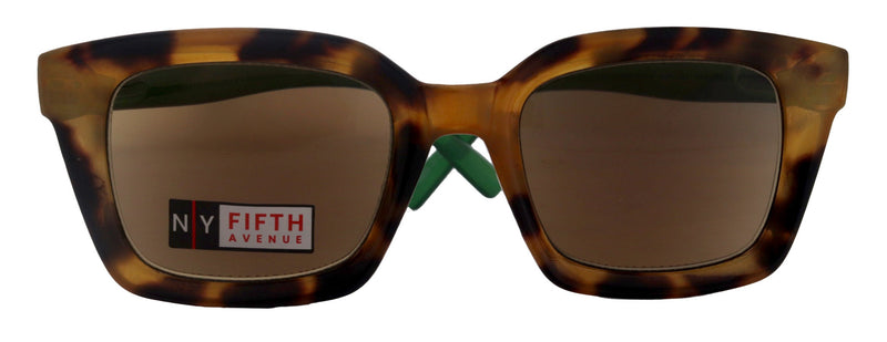 Marseille, High-End v for Women Readers Sunglasses (Green Tortoiseshell) NY Fifth Avenue