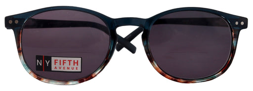 Ravenna, High-End Line Bifocal (Clear On Top) Reading Sunglasses for Women OR Non-Bifocal Readers Sunglasses (Blue ) NY Fifth Avenue